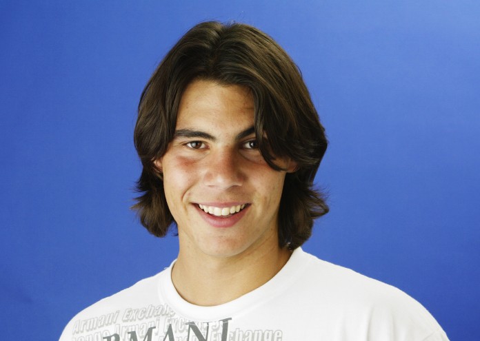 PARIS, FRANCE - MAY 23: Portrait of Rafael Nadal of Spain taken on May 23, 2004 during the French Open Tennis Championships at Roland Garros in Paris, France. (Photo by John Gichigi/Getty Images)