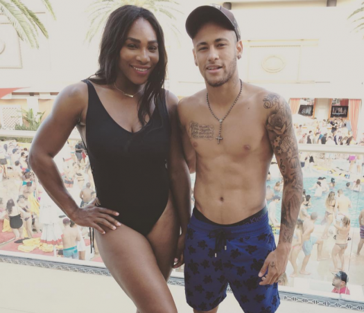 Серина се снима с Неймар в Лас Вегас Серина се снима с Неймар в Лас Вегас