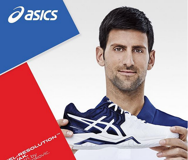 Новак Джокович вече е от отбора на ASICS Новак Джокович вече е от отбора на ASICS