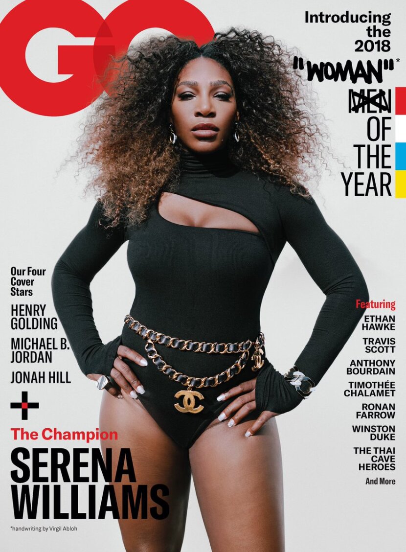 Серина на корицата на "Мъж на годината" на списание GQ Серина на корицата на "Мъж на годината" на списание GQ