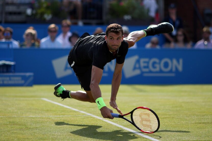 Григор Димитров започва участиети си в Куинс - тенис на трева.