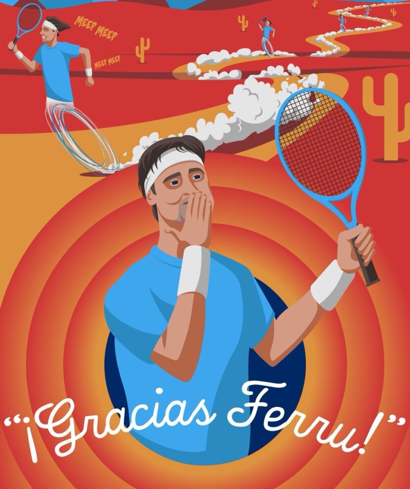 Федерер, Надал, Тийм, Нишикори... - звездите на ATP благодариха на Ферер Федерер, Надал, Тийм, Нишикори... - звездите на ATP благодариха на Ферер
