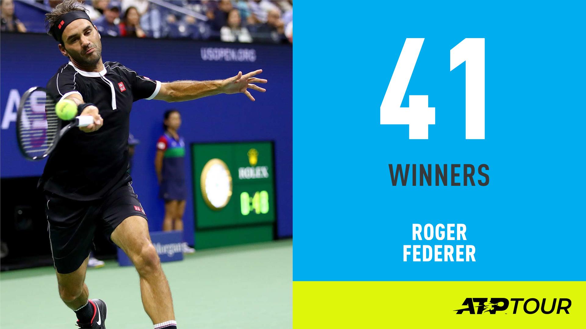 Roger Federer. US Open 2019