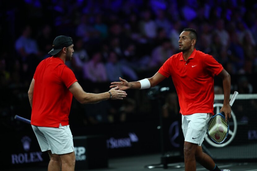 Интригата е жива: Сок и Кирьос намалиха разликата на Laver Cup след нова драма Интригата е жива: Сок и Кирьос намалиха разликата на Laver Cup след нова драма