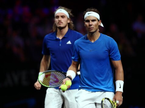Rafael Nadal, Stefanos Tsitsipas, Laver Cup 2019