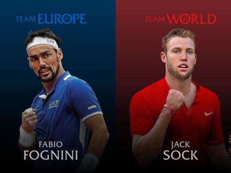 Jack Sock, Fabio Fognini, Laver Cup 2019