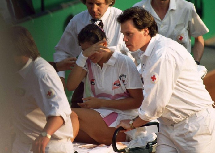 monica seles knife