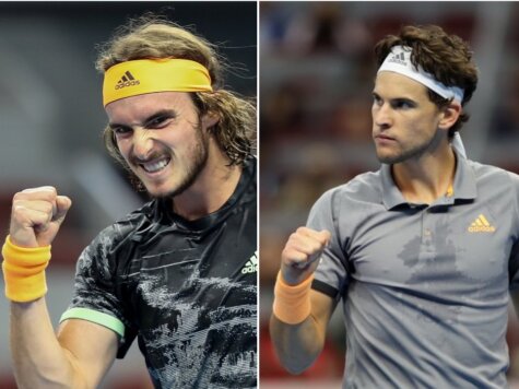 Stefanos Tsitsipas, Dominic Thiem, Beijing 2019
