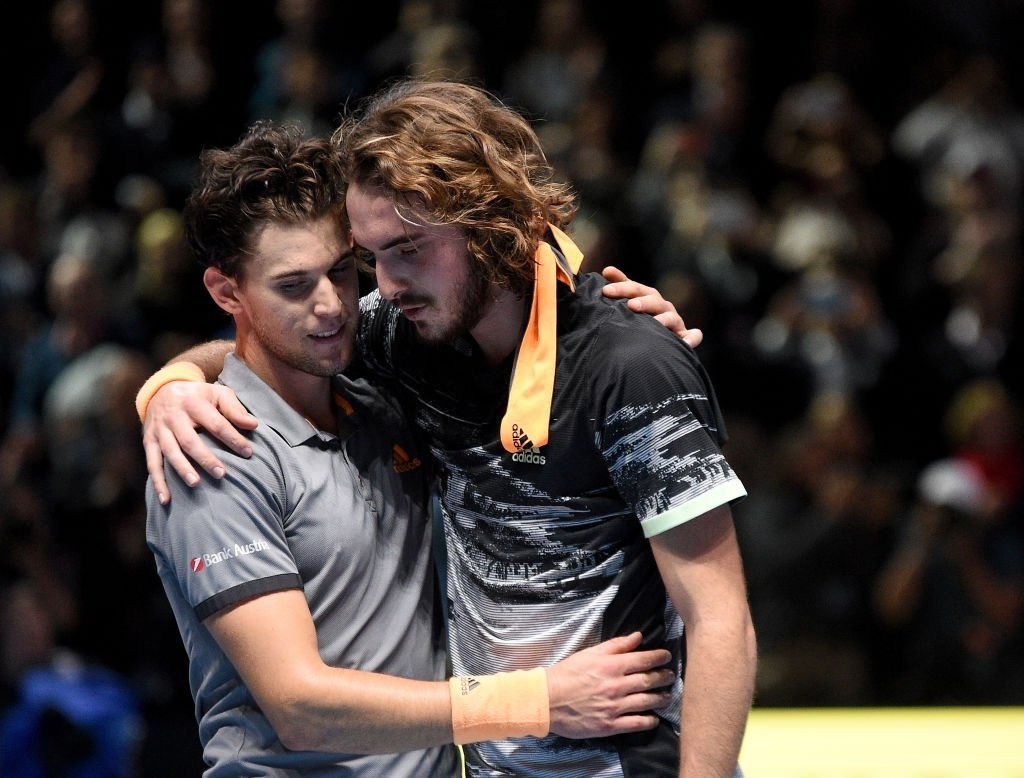 Dominic Thiem, Stefanos Tsitsipas, London 2019