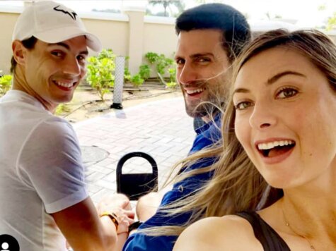 Abu Dhabi Nadal Djokovic Sharapova