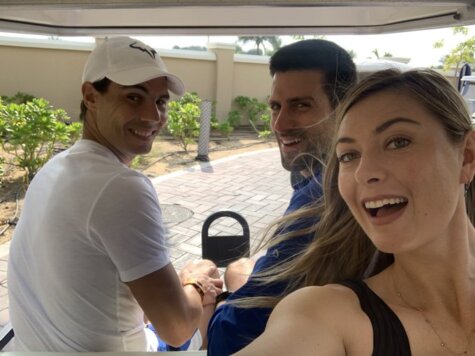 Maria Sharapova, Novak Djokovic, Rafael Nadal
