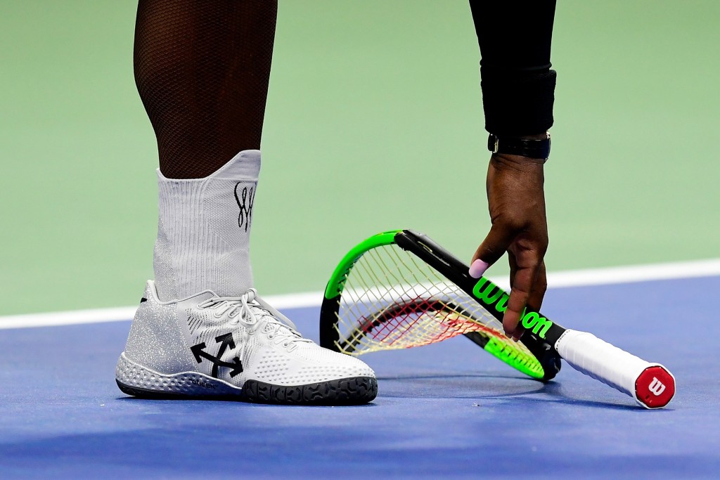 serena us open racket