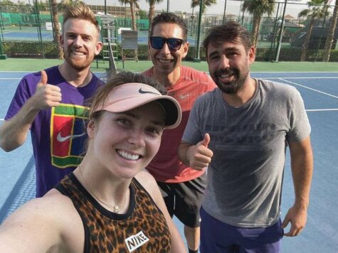 Elina Svitolina, Marcos Baghdatis