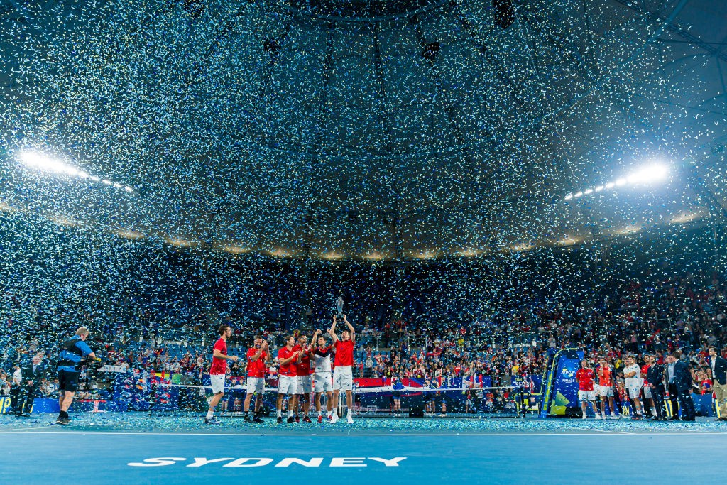 Novak Djokovic of Serbia