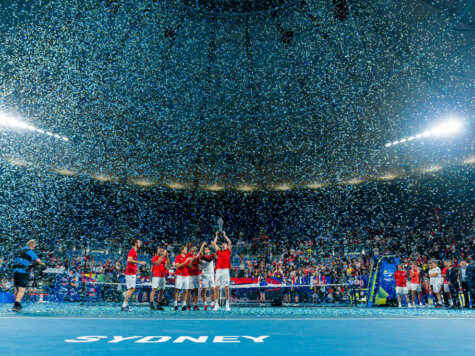 Novak Djokovic of Serbia