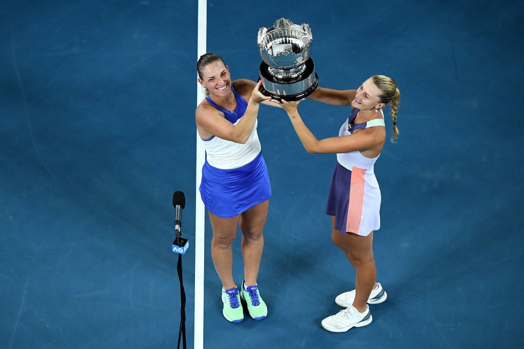 Mladenovic Babos Australian Open champions
