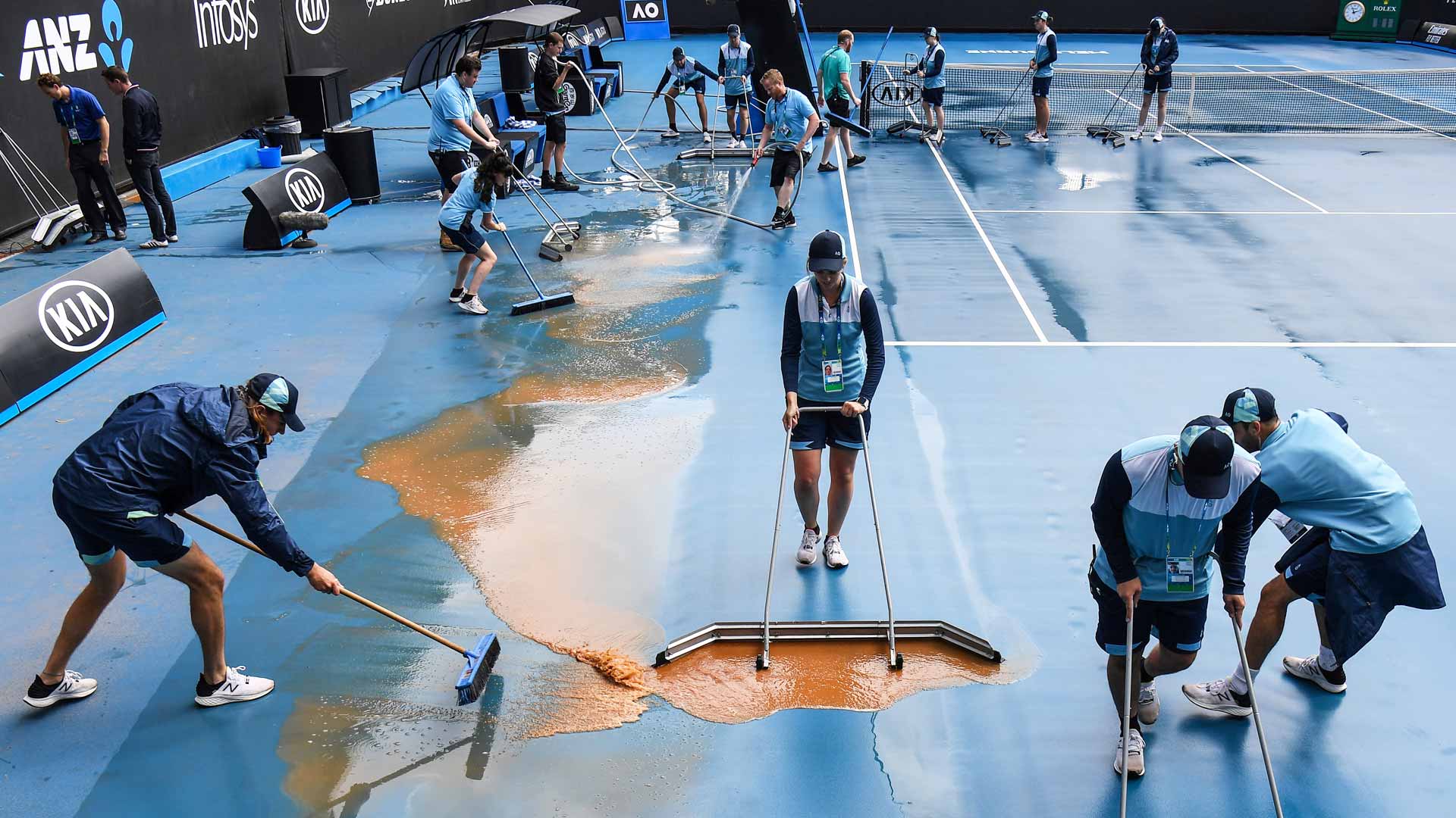 australian open rain