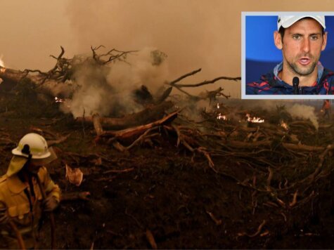 djokovic australia fire