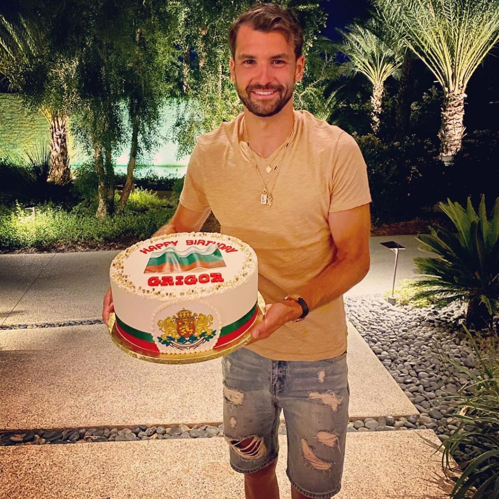 grigor dimitrov cake