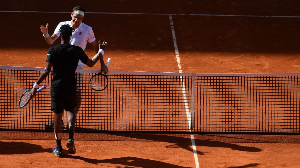 Monfils Federer
