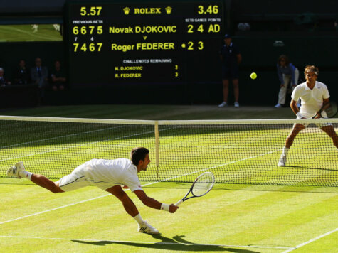 Djokovic Federer Wimbledon