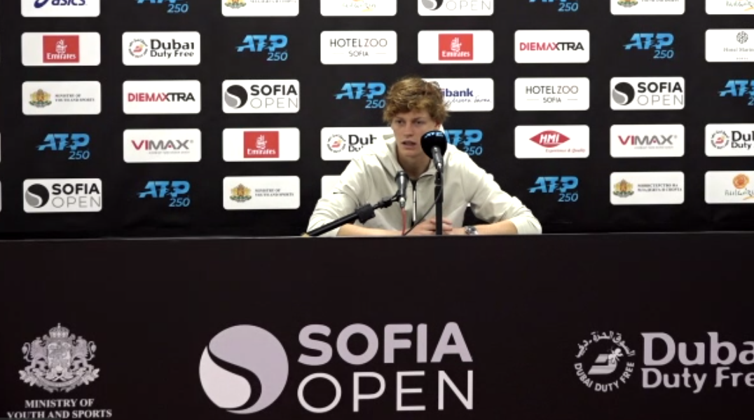 Двукратният шампион от Sofia Open Яник Синер даде специална пресконференция