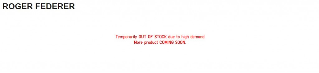 uniqlo-out ot stock