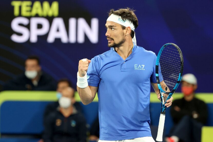 Фонини даде преднина на Италия в полуфинала на ATP Cup Фонини даде преднина на Италия в полуфинала на ATP Cup