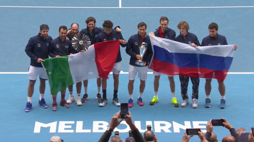 Медведев и Рубльов останаха непобедени, Русия е шампион на ATP Cup Медведев и Рубльов останаха непобедени, Русия е шампион на ATP Cup