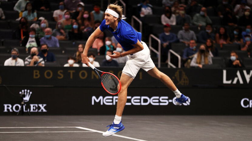 Зверев триумфира в тежка битка с Иснър на Laver Cup Зверев триумфира в тежка битка с Иснър на Laver Cup