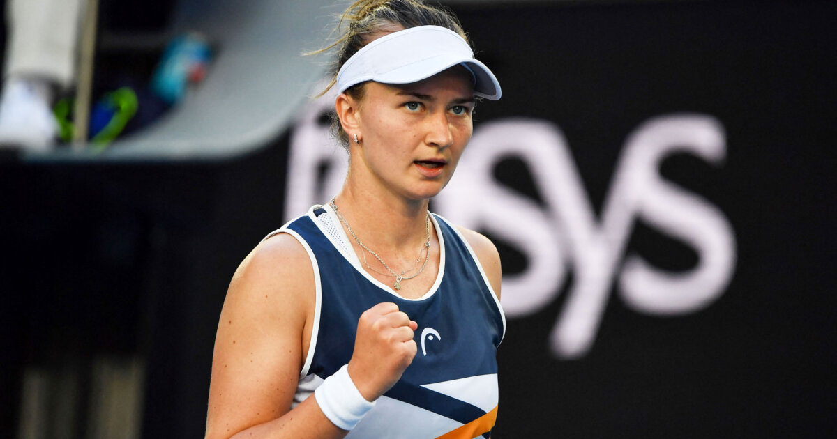 Australian Open осминафиналБарбора Крейчикова 8211 Виктория Азаренка 6 2 6 2Виктория Азаренка