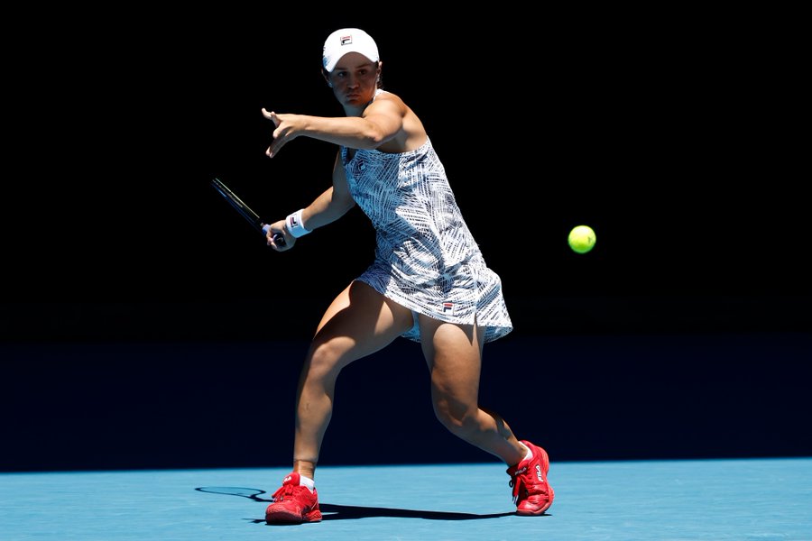 Australian Open, четвъртфиналАшли Барти – Джесика Пегула 6-2 6-0Ашли Берти