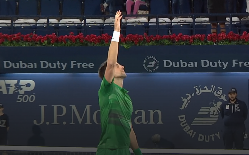 Dubai Duty Free Tennis Championships, първи кръгНовак Джокович – Лоренцо