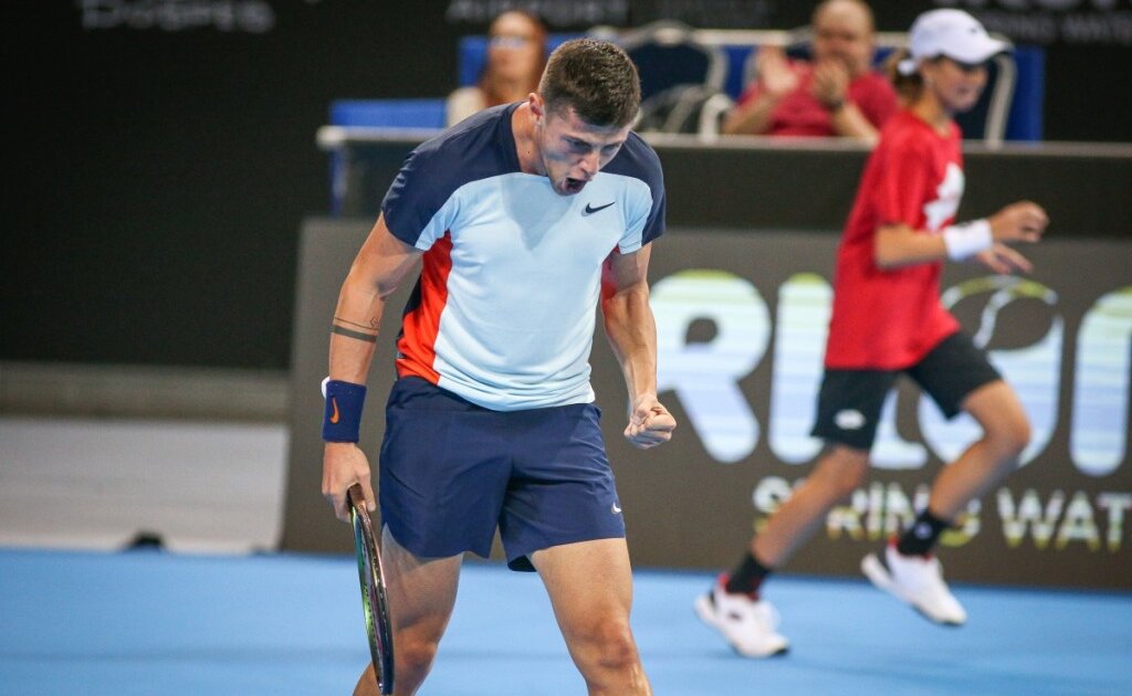 Dubai Duty Free Tennis Championships квалификацииАлександър Лазаров – Франческо Пасаро