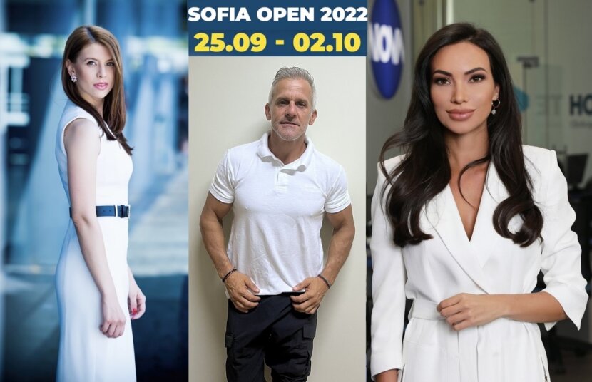 Йордан Йовчев и две лица на NOVA в отбора от посланици на Sofia Open 2022 Йордан Йовчев и две лица на NOVA в отбора от посланици на Sofia Open 2022