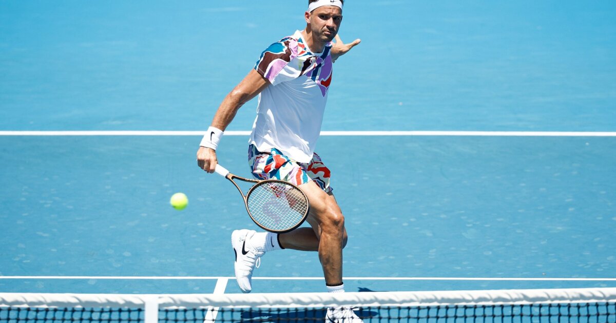 Australian Open, трети кръгГригор Димитров – Новак Джокович 6-7(7), 3-6