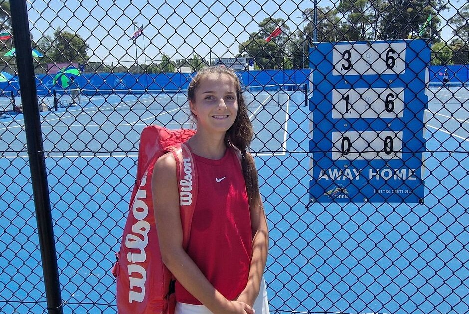 Енда от най талантливите млади български тенисистки – Росица Денчева ще
