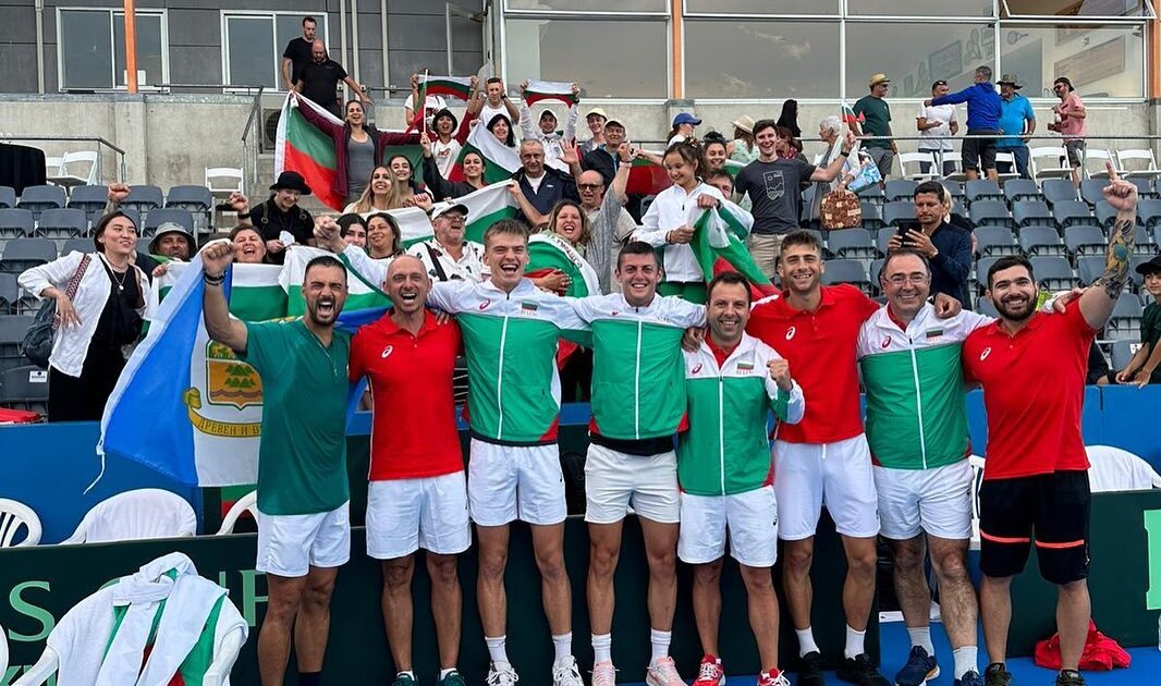 България спечели трети пореден двубой в Купа Дейвис и по