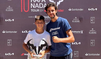 Снимка: По стъпките на батко: Хайме Алкарас спечели „Рафа Надал Тур“ в Мадрид