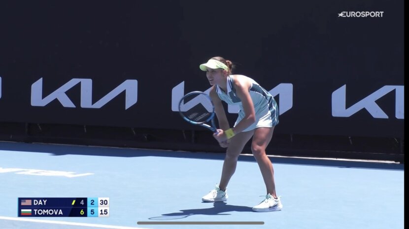 Виктория Томова с първа победа на Australian Open Виктория Томова с първа победа на Australian Open