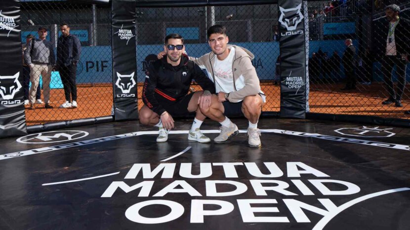 Алкарас влезе в октагона със звезда от UFC (видео)