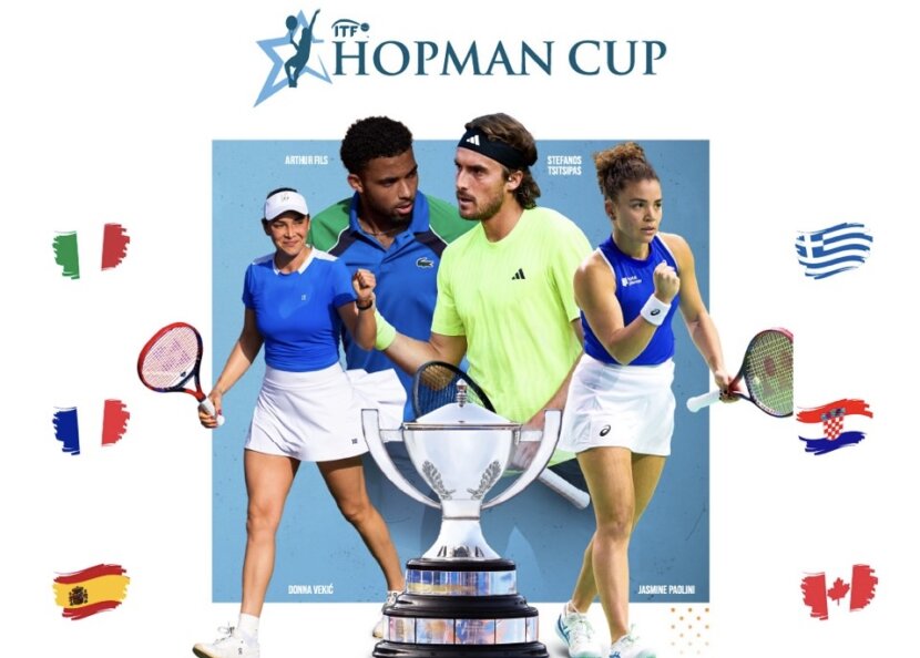 Hopman Cup 2025: в Бари с Циципас, Фис, Паолини и Векич Hopman Cup 2025: в Бари с Циципас, Фис, Паолини и Векич