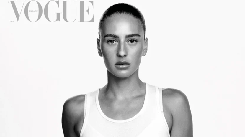 Марта Костюк на корицата на Vogue Марта Костюк на корицата на Vogue