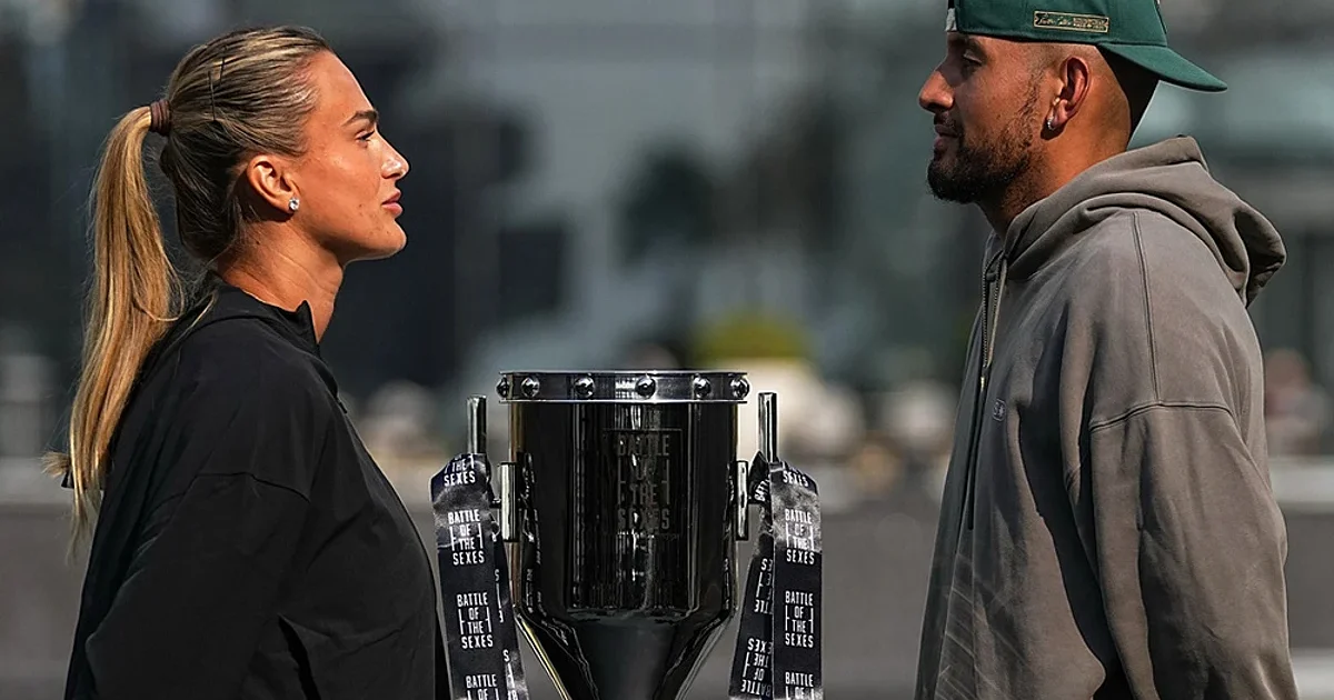 Ник Кирьос излиза срещу Арина Сабаленка в Битка на половете