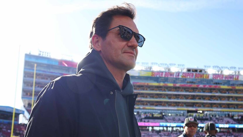 Роджър Федерер бе сред специалните гости на Super Bowl Роджър Федерер бе сред специалните гости на Super Bowl